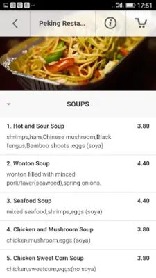 Peking Restaurant android App screenshot 5